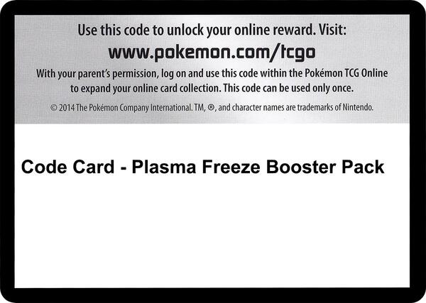 Code Card - Plasma Freeze Booster Pack [Plasma Freeze]