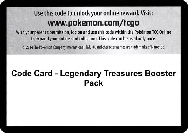 Code Card - Legendary Treasures Booster Pack [Legendary Treasures]
