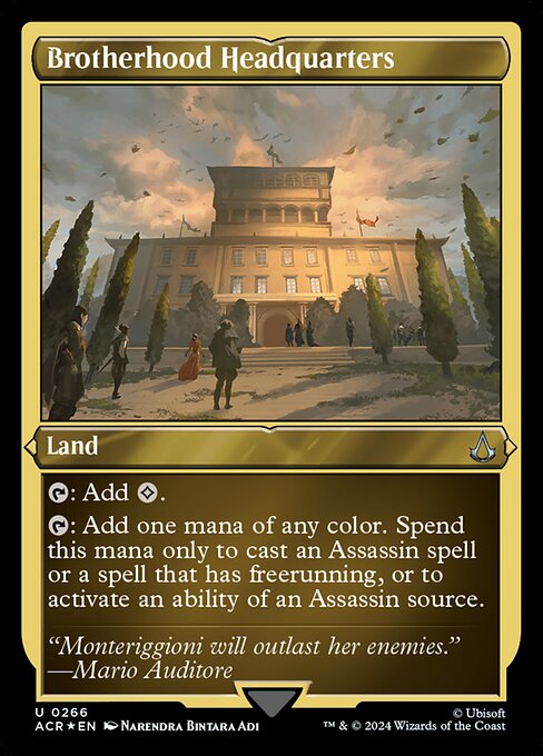 Brotherhood Headquarters (266) [Assassin's Creed]
