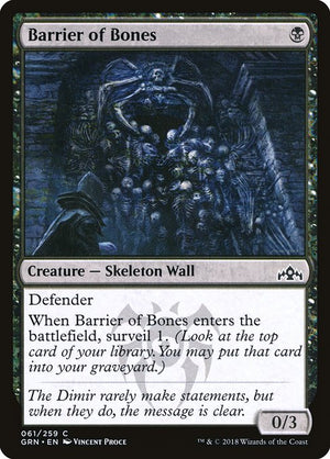 Barrier of Bones (61) [Guilds of Ravnica]
