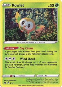 Rowlet - 2/15 (002/015) [McDonalds Promos 2022]