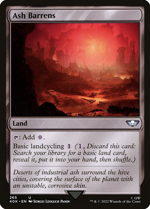 Ash Barrens (265) [Warhammer 40,000 Commander]