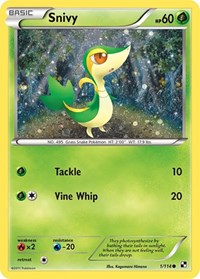 Snivy - 1/114 (Cosmos Holo) (001/114) [Miscellaneous Cards and Products]