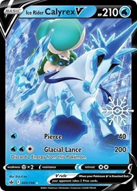 Ice Rider Calyrex V - 045/198 (Holiday Calendar) (045/198) [Miscellaneous Cards and Products]