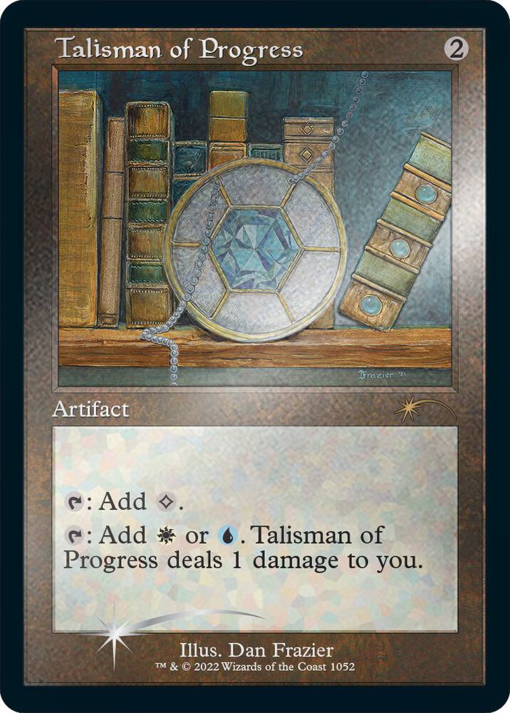 Talisman of Progress (Retro Frame) (Foil Etched) (1052) [Secret Lair Drop]