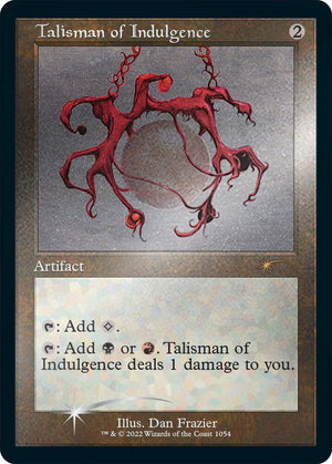 Talisman of Indulgence (Retro Frame) (Foil Etched) (1054) [Secret Lair Drop]