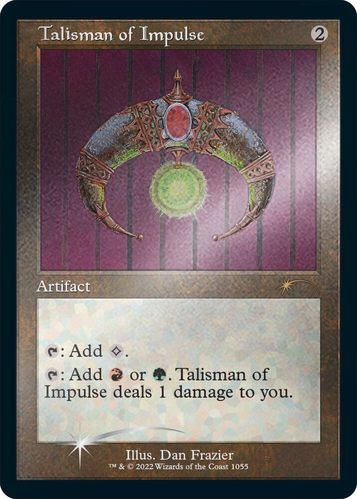 Talisman of Impulse (Retro Frame) (Foil Etched) (1055) [Secret Lair Drop]