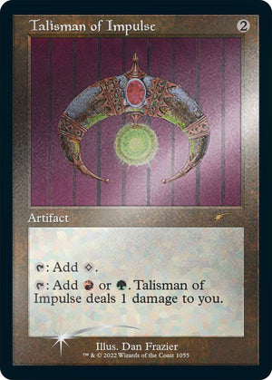 Talisman of Impulse (Retro Frame) (Foil Etched) (1055) [Secret Lair Drop]