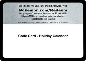Code Card - Holiday Calendar [Miscellaneous Cards and Products]
