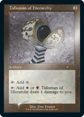 Talisman of Hierarchy (Retro Frame) (Foil Etched) (1057) [Secret Lair Drop]