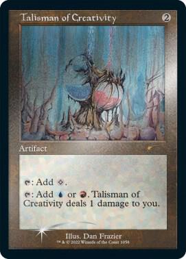Talisman of Creativity (Retro Frame) (Foil Etched) (1058) [Secret Lair Drop]