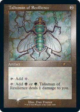 Talisman of Resilience (Retro Frame) (Foil Etched) (1059) [Secret Lair Drop]