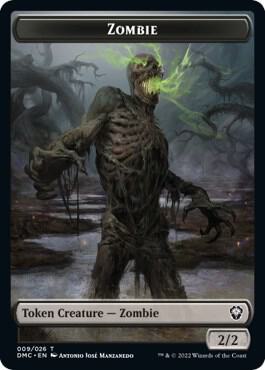 Zombie Token (9) [Dominaria United Commander]