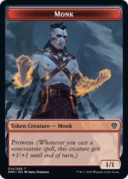 Monk Token (14) [Dominaria United]