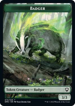 Badger Token (15) [Dominaria United Commander]