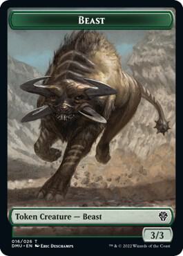 Beast Token (16) [Dominaria United]