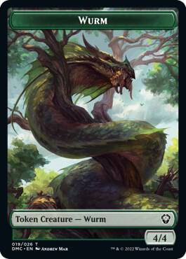 Wurm Token (19) [Dominaria United Commander]