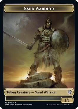 Sand Warrior Token (20) [Dominaria United Commander]
