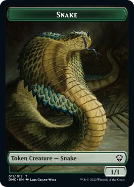 Snake // Egg Double-Sided Token (11 // 8) [Dominaria United Commander]