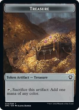Treasure Token (24) [Dominaria United Commander]