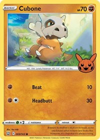 Cubone (069/163) [Trick or Trade BOOster Bundle]