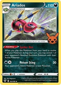 Ariados (103/189) [Trick or Trade BOOster Bundle]
