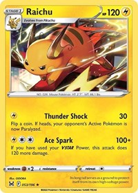 Raichu (053/196) [SWSH11 Lost Origin]
