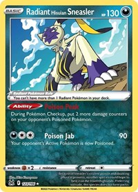 Radiant Hisuian Sneasler (123/196) [SWSH11 Lost Origin]