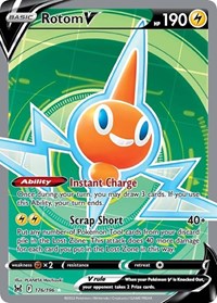 Rotom V (Full Art) (176/196) [SWSH11 Lost Origin]
