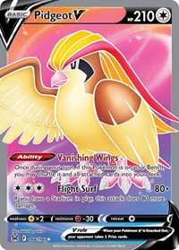 Pidgeot V (Full Art) (188/196) [SWSH11 Lost Origin]