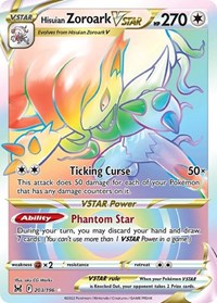 Hisuian Zoroark VSTAR (Secret) (203/196) [SWSH11 Lost Origin]