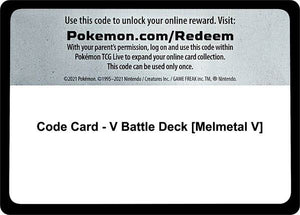Code Card - V Battle Deck [Melmetal V] [Pokemon GO]