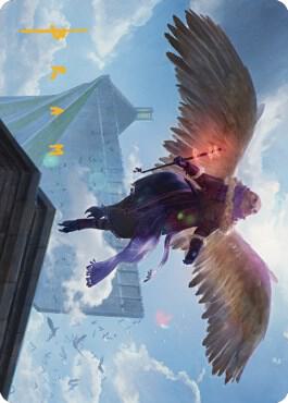 Balmor, Battlemage Captain Art Card (44/81) (Gold-Stamped Signature) [Dominaria United Art Series]