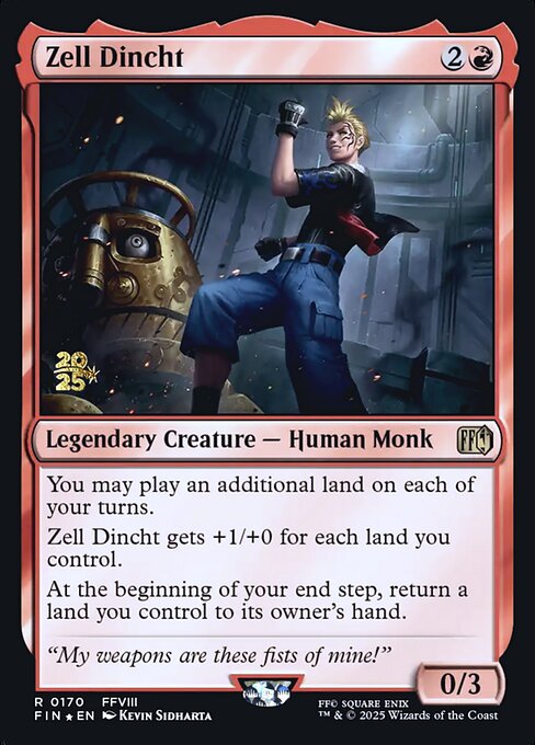 Zell Dincht (170s) [Final Fantasy Promos]