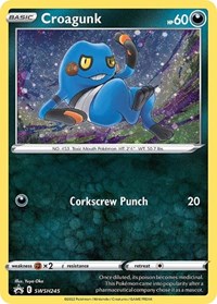Croagunk - SWSH245 (Cosmos Holo) (SWSH245) [SWSH Sword and Shield Promo Cards]