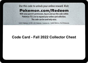 Code Card - Fall 2022 Collector Chest [SWSH12 Silver Tempest]
