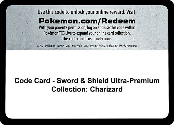 Code Card - Sword & Shield Ultra-Premium Collection: Charizard [Miscellaneous Cards and Products]
