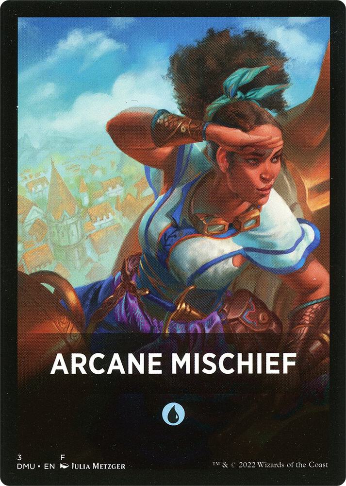 Arcane Mischief Theme Card (3) [Dominaria United]