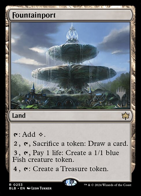 Fountainport (253p) [Bloomburrow Promos]