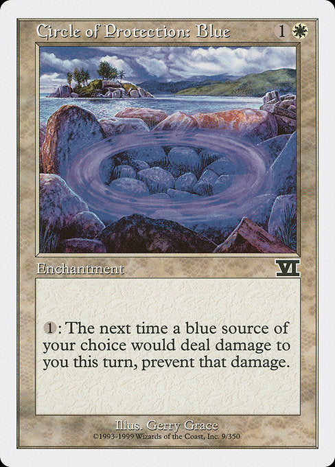 Circle of Protection: Blue (9) [Classic Sixth Edition]