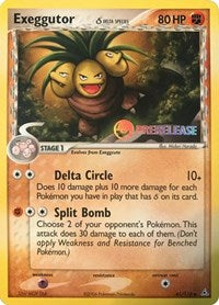 Exeggutor (Delta Species) - 41/110 (Prerelease) (41/110) [Nintendo Promos]