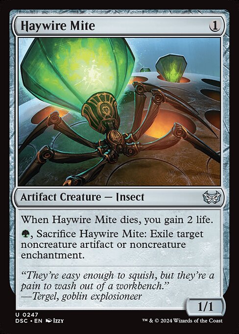 Haywire Mite (247) [Duskmourn: House of Horror Commander]
