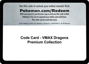 Code Card - VMAX Dragons Premium Collection [Miscellaneous Cards and Products]