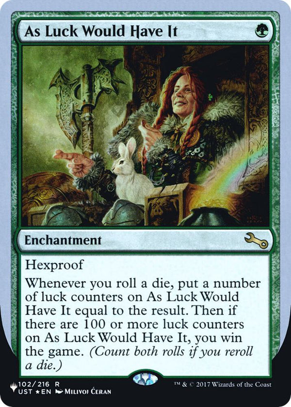 As Luck Would Have It (102/216) [The List]