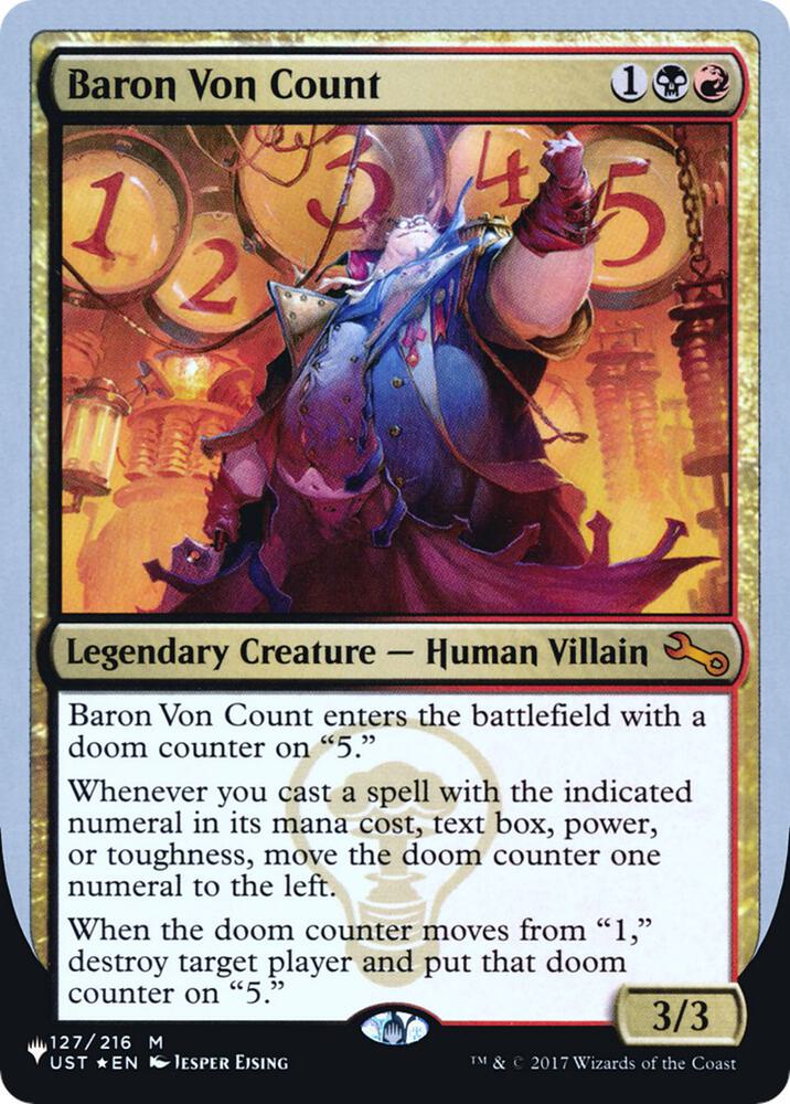 Baron Von Count (127/216) [The List]