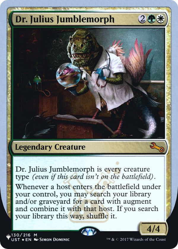 Dr. Julius Jumblemorph (130/216) [The List]