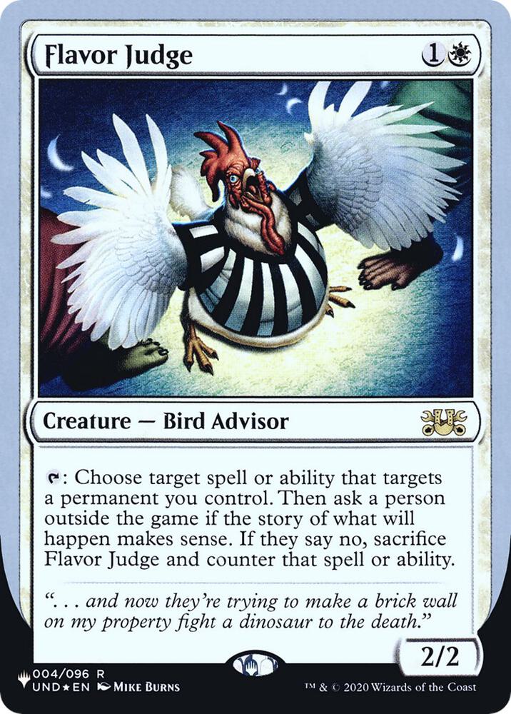 Flavor Judge (004/096) [The List]