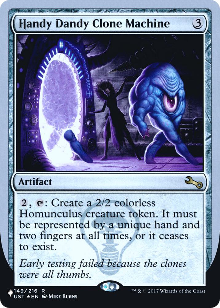 Handy Dandy Clone Machine (149/216) [The List]