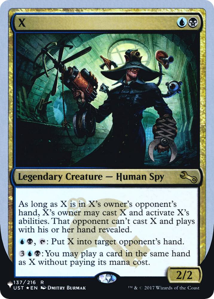 X (137/216) [The List]