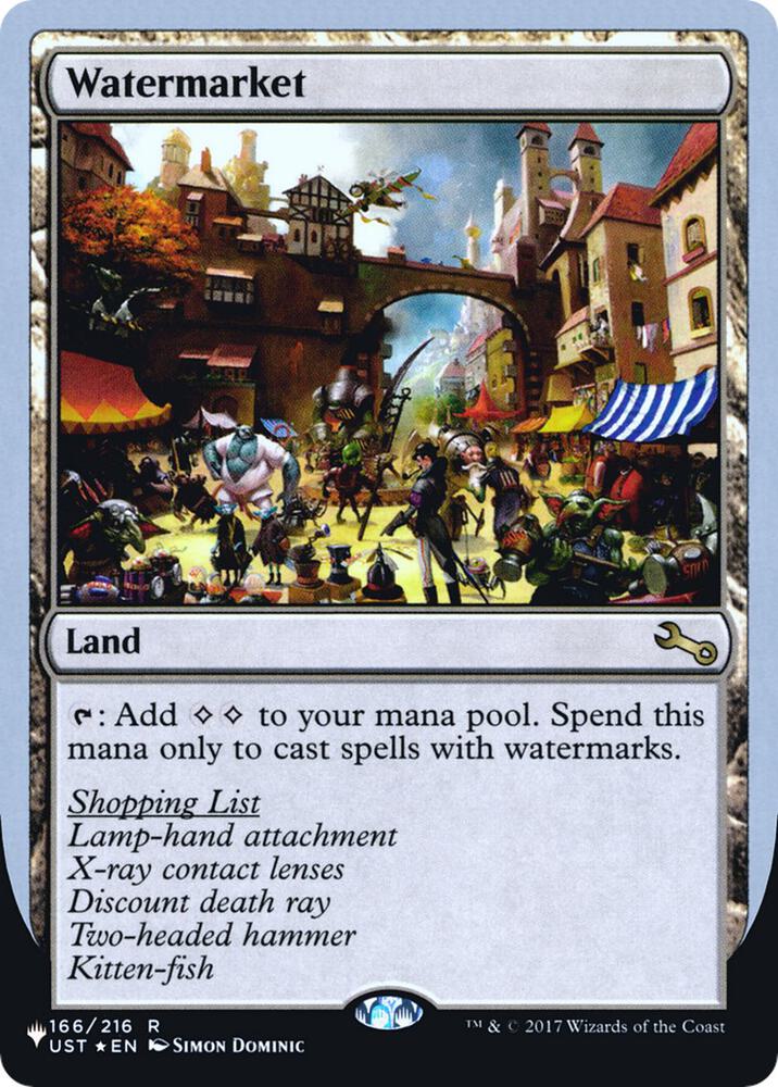 Watermarket (166/216) [The List]